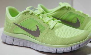 Nike Free Run 3 Womens Running Shoes Sz 6 10 510643 300 Green 603 
