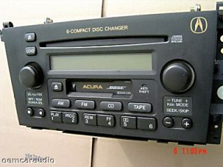 2001 2002 2003 01 02 03 Acura CL Bose Radio CD Changer