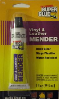 The Original Super Glue Vinyl Leather Mender Adhesives