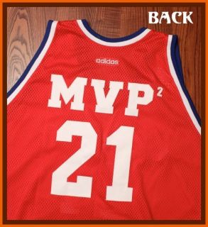   Tim Duncan MVP NBA Basketball Embroidered Adidas Jersey XXXL