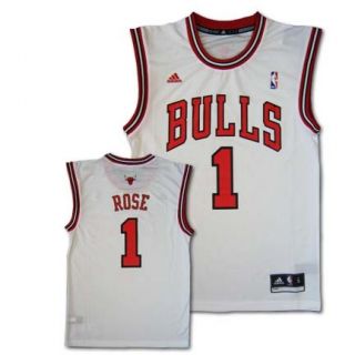   Jersey Chicago Bulls White Youth Revolution 30 Replica Adidas NBA