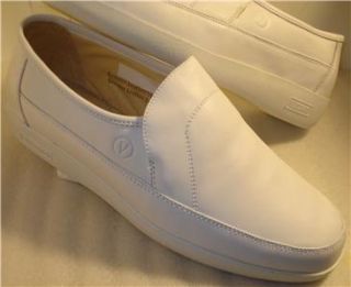 Vikings Mens Shoes Slip on Loafers White US Sz 9