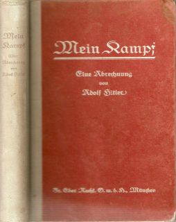 Adolf Hitler Mein Kampf first edition 1925 very rare US only