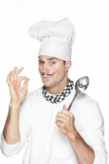 Chef Hat Adults White Cloth Costume Master Chef Cook