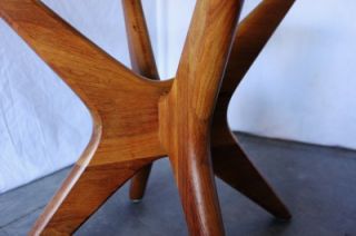 Adrian Pearsall Craft Associates Side Lamp Table Mid Century Danish 