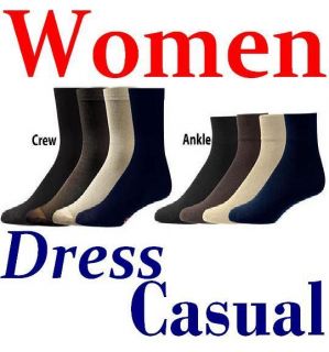 Aetrex Copper Sole Dress Casual Crew Ankle Women Socks Sz Medium Large 