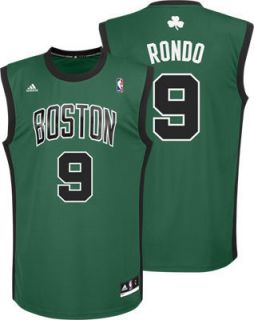 Boston Celtics Rajon Rondo Youth Adidas NBA Revolution 30 Jersey Large 