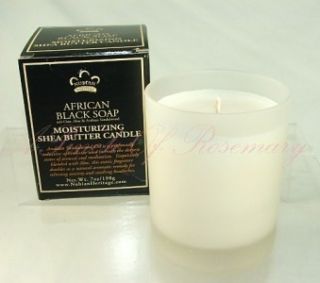 Nubian Heritage Shea Butter Candle African Black Soap