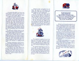 Admiral Benbow Inn Brochures St Louis Missouri 1950S