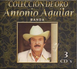 Antonio Aguilar Con Banda Coleccion de Oro CD New 3 Disc Set 30 Songs 
