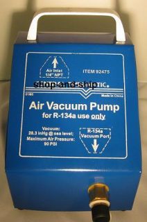 R134a AC Air Conditioning Air Vacuum Pump A C Tool Auto