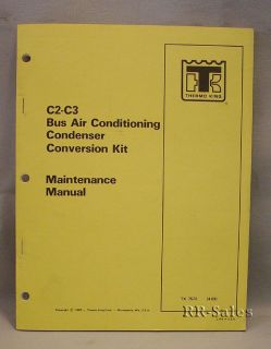 Thermo King C2 C3 Bus Air Conditioning Condenser Manual
