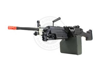 Full Metal M249 MKII Airsoft Machine Gun AEG Rifle   Squad 