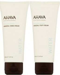 AHAVA Mineral Hand Foot Cream Combo 100 ml 3 4 oz Each