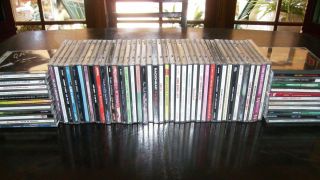 61 Assorted Music CDs Journey R E M Air Supply The Cure Dishwalla Etc 