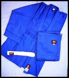 Judo Gi Uniform New HSU Single Weave Blue Aikido