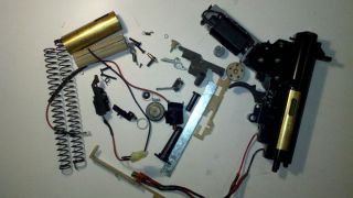 Airsoft G36 version 3 v3 gearbox with motor   echo1 and jg g36c parts