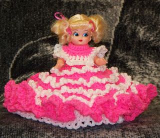 Pink Renuzit Air Freshener Cover Baby Doll Handmade