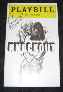   Knockout Signed by Danny Aiello Helen Hayes Theatre 1979