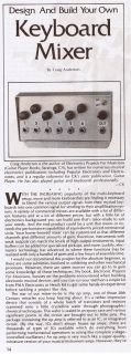Keyboard Magazine 1977 Vladimir Ashkenazy, Ahmad Jamal, Build a Mixer 