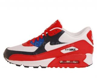 Nike Air Max 90 Sports Red White Obsidian Mens Running Shoes 1 309299 