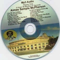 Aimee Semple McPherson 16 Audio Recordings  CD