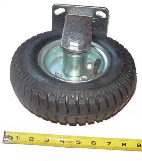 Heavy Duty 8 inch Air Tire Casters Stationary Wheels