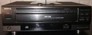 Aiwa XC 37M 5 CD Direct Play Compact Disc Rotary Carousel Changer Dual 