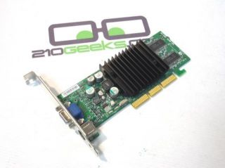 NVIDIA GeForce MX420 64MB AGP VGA Video Graphics Card Dell 5H175 
