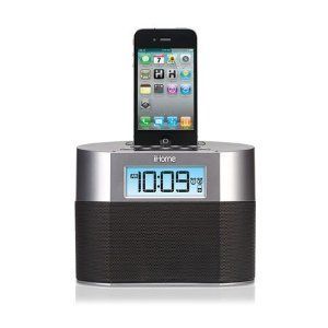 iHome IP23 Dual Alarm Clock for iPhone or iPod New