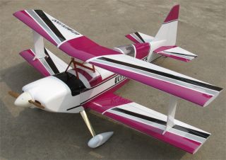   120 55 Biplane Bipe Nitro Gas R C RC Airplane Plane Purple