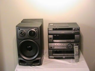 Aiwa CX ZR525 Five Disc CD Player Audio System