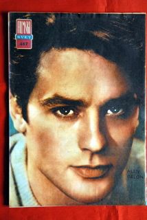 Alain Delon on Back Coverrare 1964 EXYU Magazine