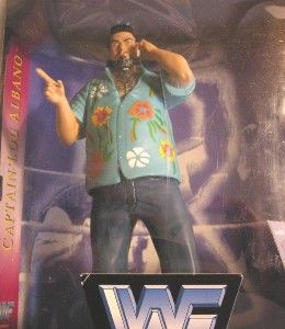   Ring Wrestling Action Figure Captain Lou Albano WWF WWE Jakks Complete
