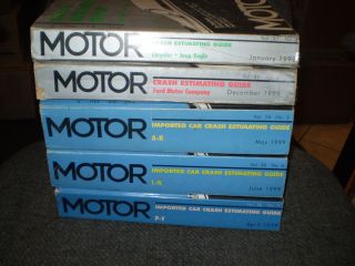 1999 Motor Mitchell Collision Estimating Books Chrysler Jeep Eagle 