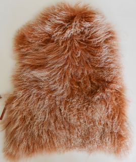 Alice+Olivia AJA Mongolian Lamb Fur Vest M 6 8 UK 10 12 NWT Dusty Pink 