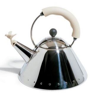 Alessi Michael Graves Kettle White Handle 9093WI New