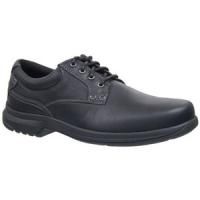 Rockport Men Shoes Bindu Black Leather Casual Retail Price $125 NWB 