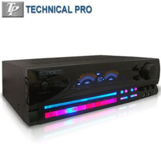 Technical Pro 1500 Watt Integrated Amplifier Receiver Stereo Sound 