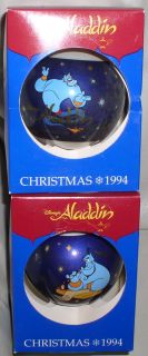 disney aladdin the genie 1994 glass ornament disney christmas ornament 