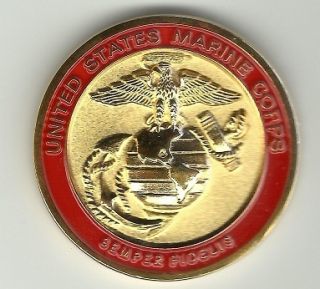    OF THE MARINE CORPS USMC GENERAL ALFRED M GRAY 87 91 CHALLENGE COIN