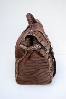 Mulberry Oversized Alexa Bengal Tiger Fur Bag Handbag