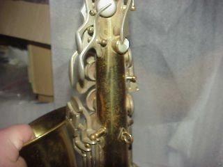 Vintage Alexandre 2668 Italy Saxophone as Is Used Aspiring Musicians 