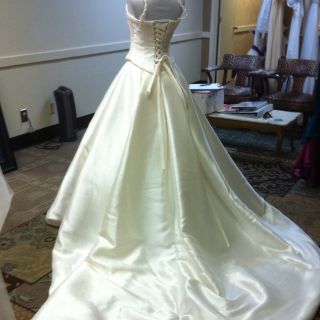 NEW Alfred Angelo ivory ballgown A line Renaissance Wedding dress 