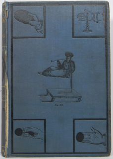 1876 Magician Book Magic Trick Antique RARE Illusion Conjuring Occult 