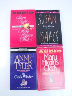 Lot 50 Audio Books Mystery Murder Drama Romance Adventure Dunne Clark 