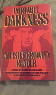 Aleister Crowley Portable Darkness Raw Genesis P Orridge HC 1989 1st 