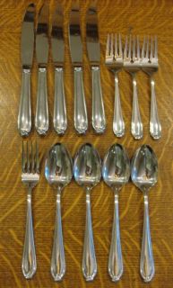 13 Pieces The Cellar Stainless Flatware Country Knot