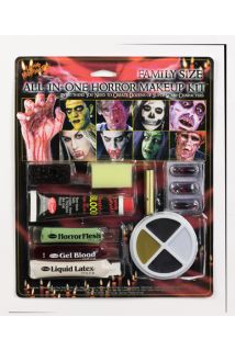 Family Size All in One Horror Kit Makeup Size Standard