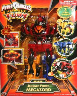 Power Rangers Jungle Fury Pride Deluxe Megazord Figure